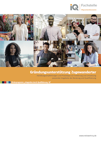 Cover der Handreichung "Gründungsunterstützung Zugewanderter"